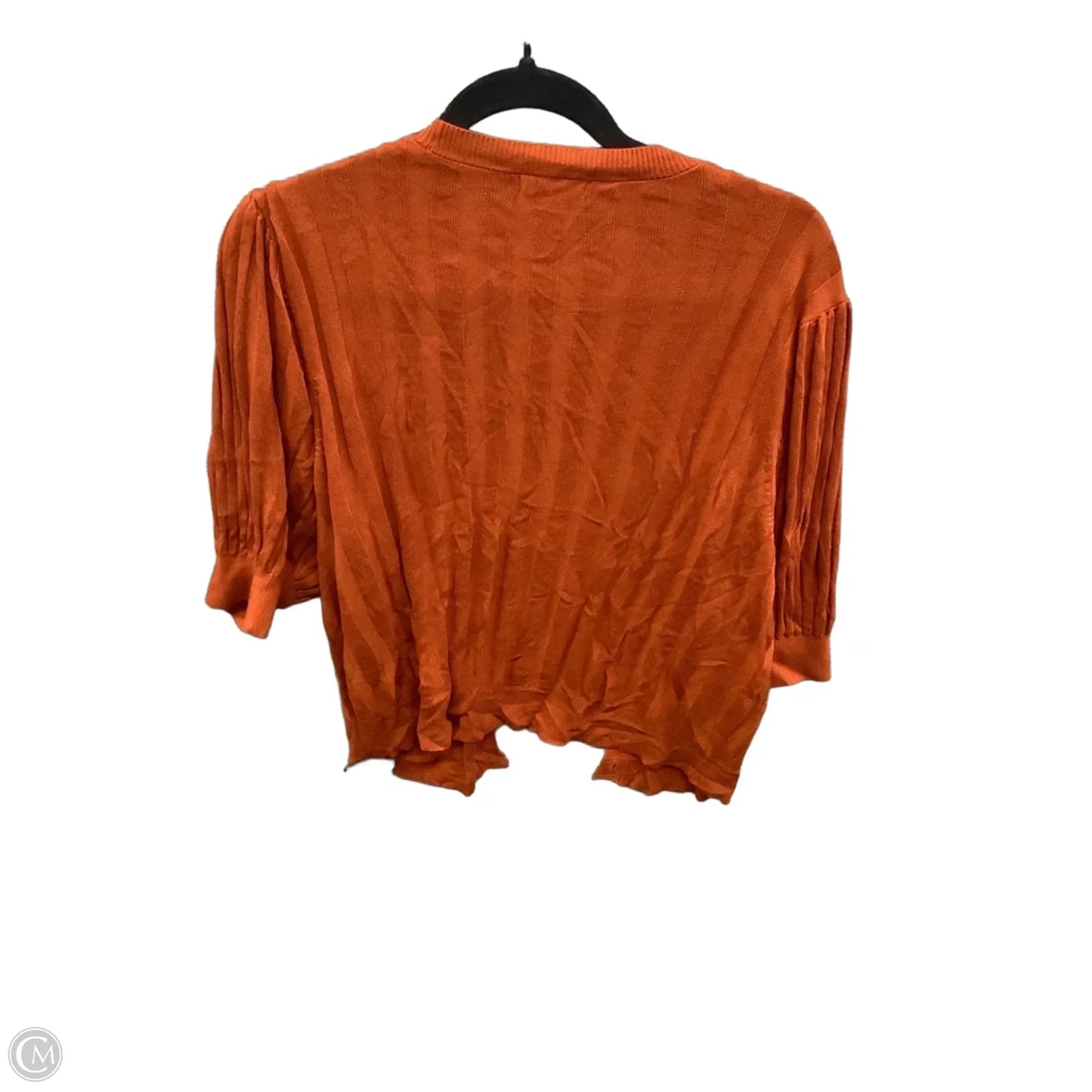Cardigan By Cato In Orange, Size: 3x