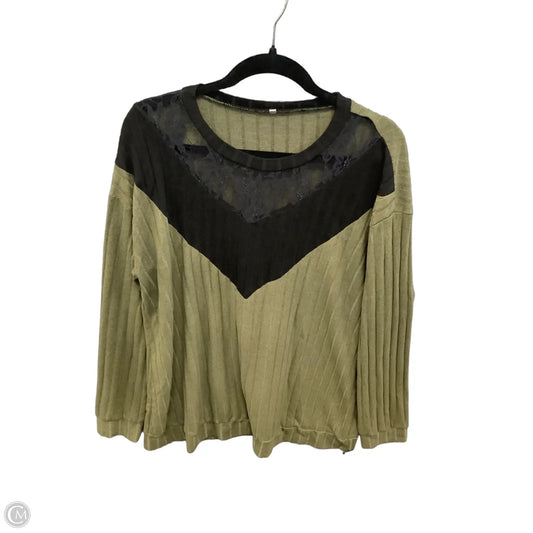 Top Long Sleeve By Clothes Mentor In Blue & Green, Size: 3x