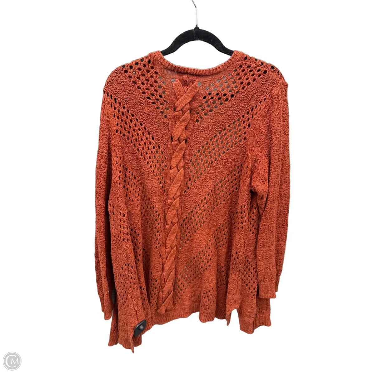 Cardigan By Maurices In Orange, Size: 2x