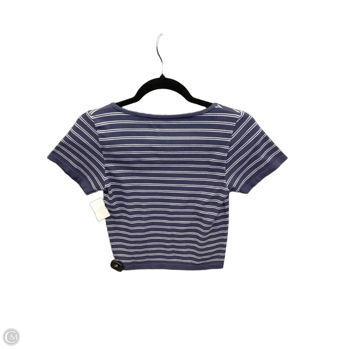 Top Short Sleeve By Pink Republic In Striped Pattern, Size: L