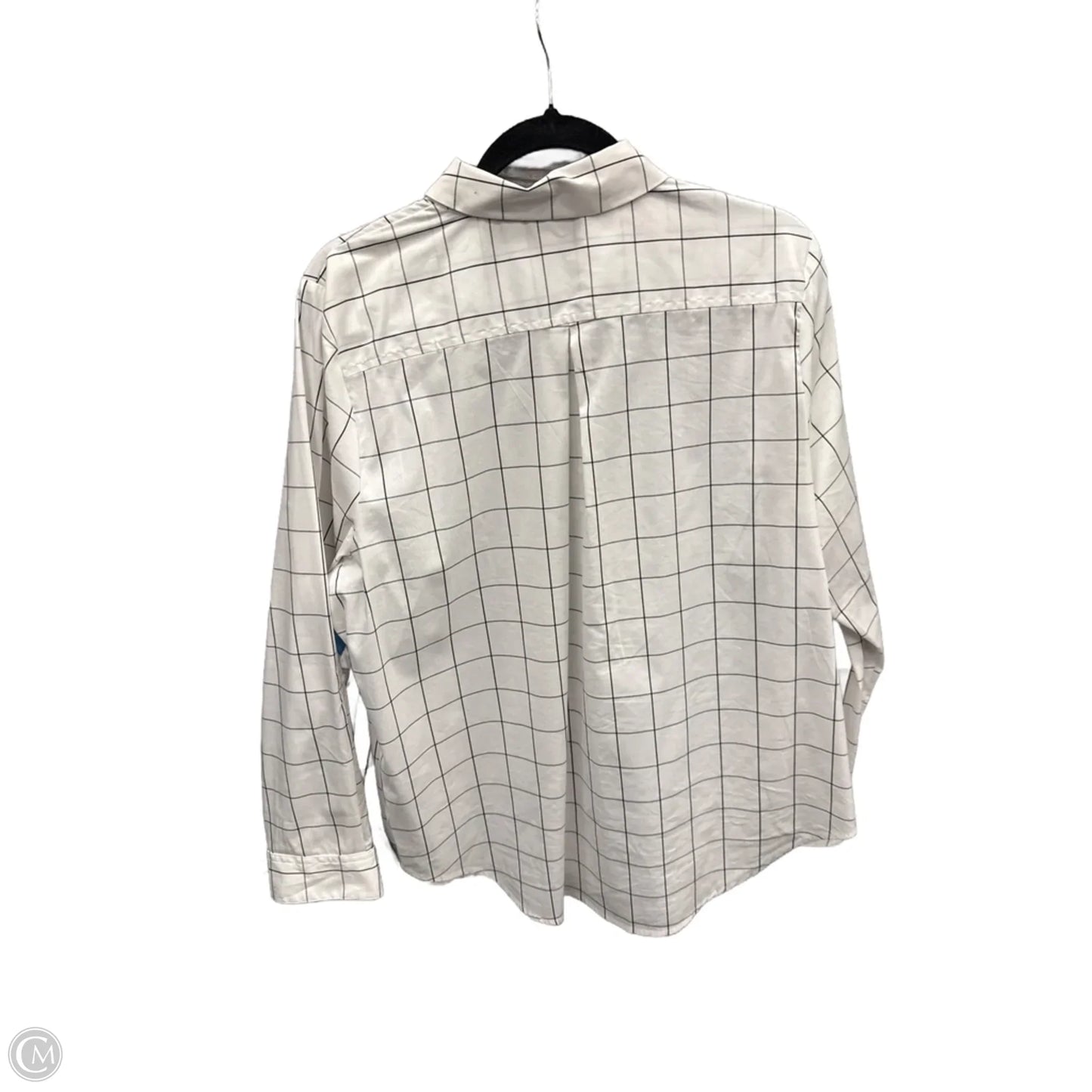 Top Long Sleeve By Apt 9 In White, Size: Xxl