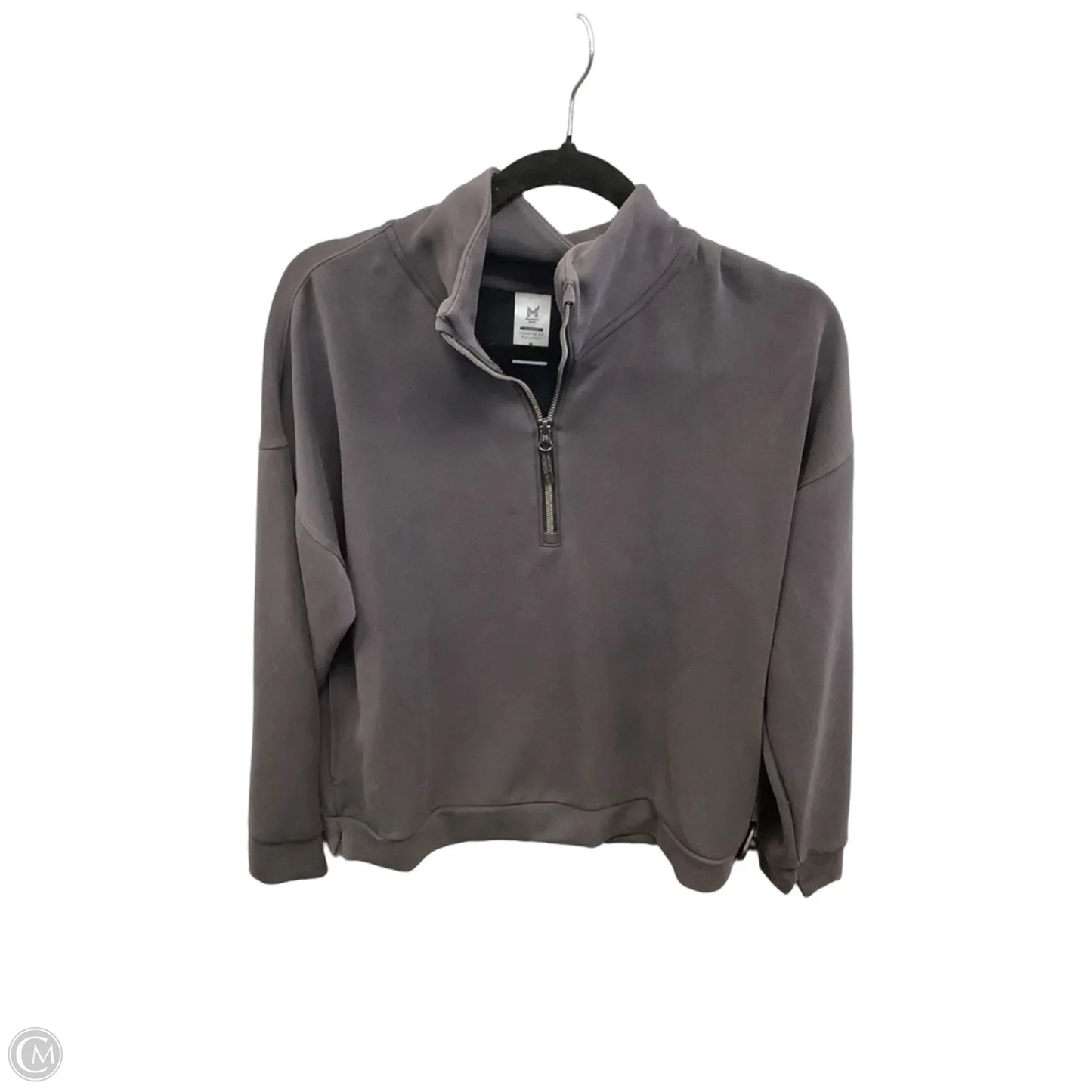 Sweatshirt Collar By Members Mark In Grey, Size: M