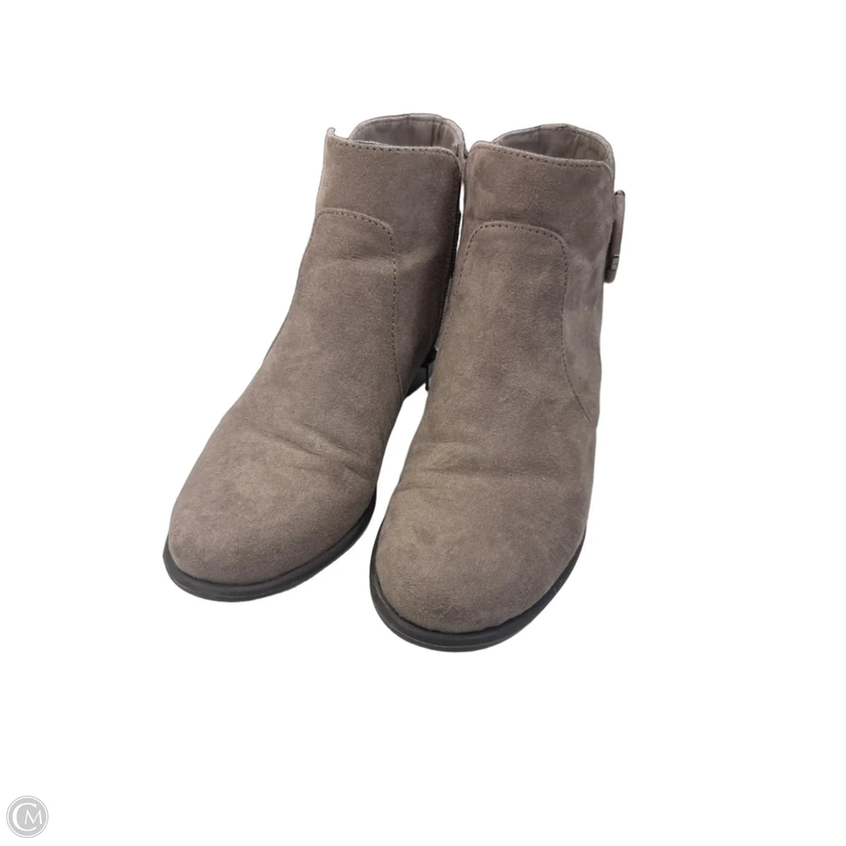 Boots Ankle Heels By Unisa In Brown, Size: 6