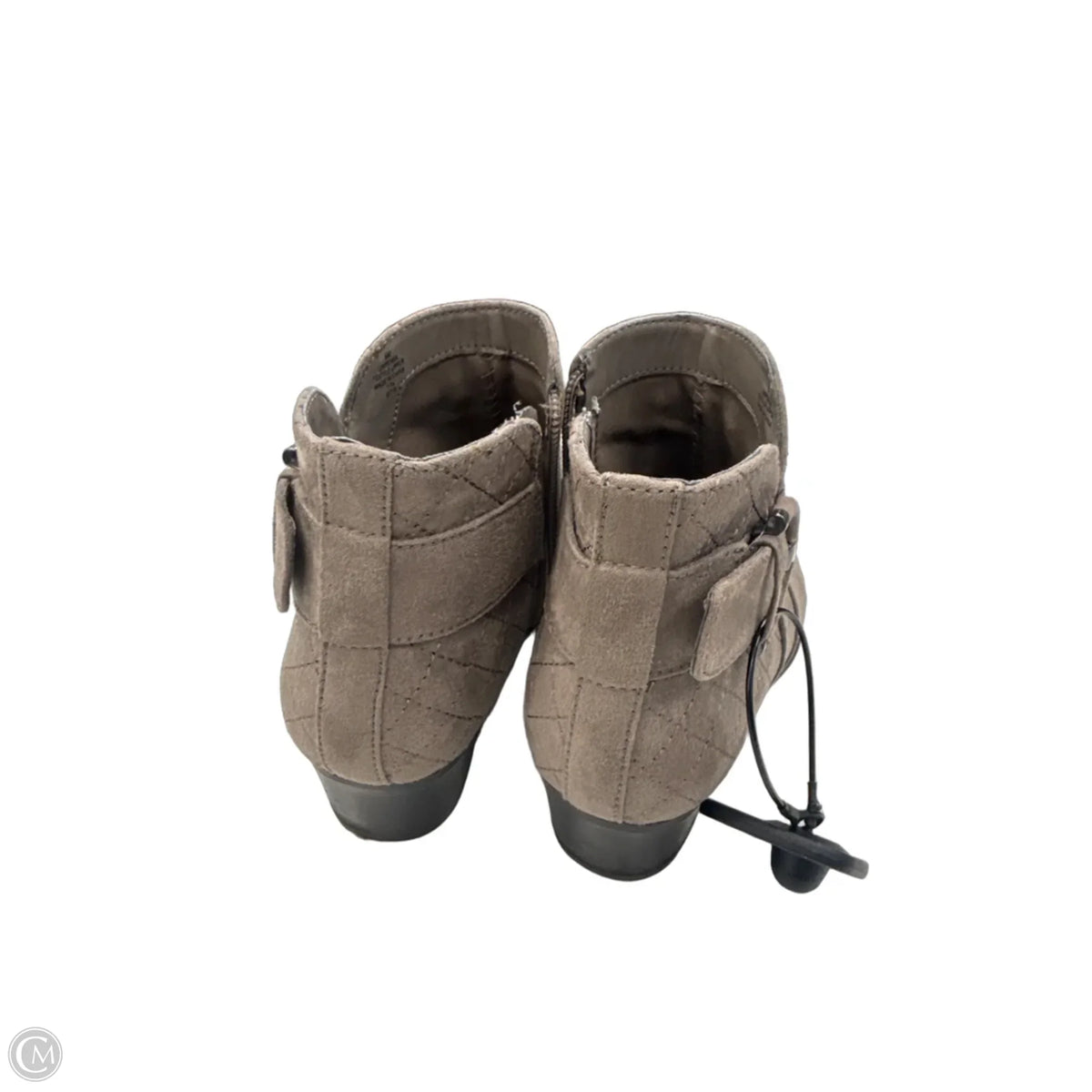 Boots Ankle Heels By Unisa In Brown, Size: 6
