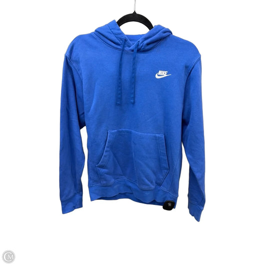 Sweatshirt Hoodie By Nike Apparel In Blue, Size: Xs
