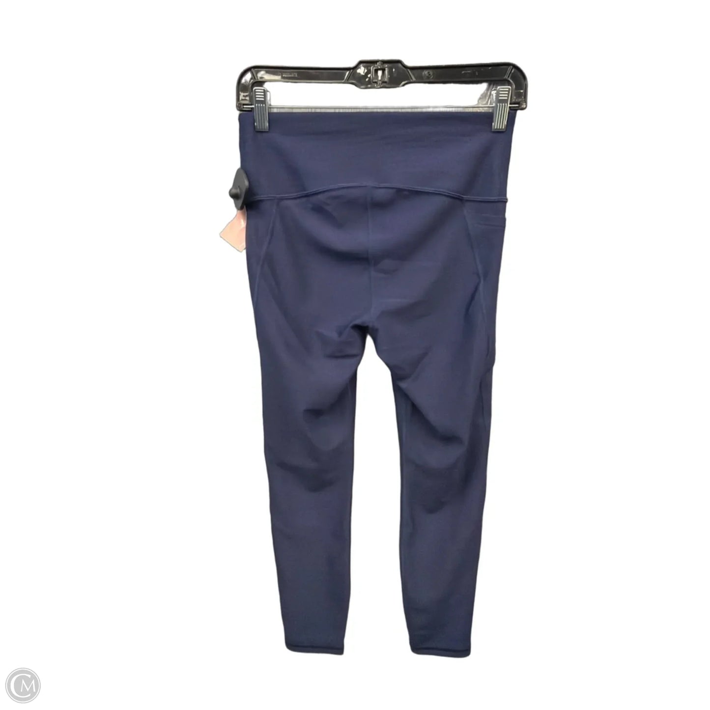 Athletic Leggings By Under Armour In Navy, Size: M