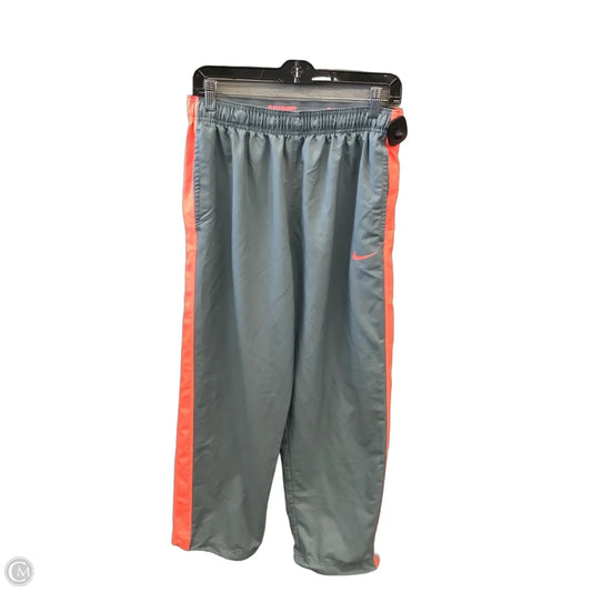 Athletic Pants By Nike In Grey & Pink, Size: L