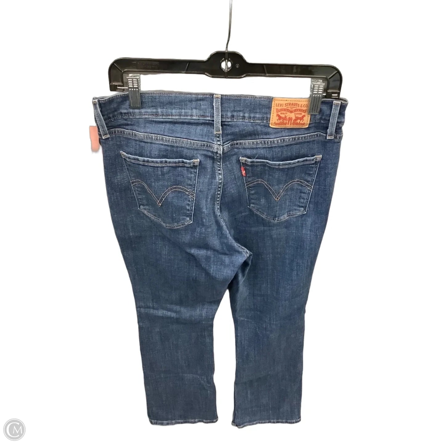 Jeans Boot Cut By Levis In Blue Denim, Size: 10