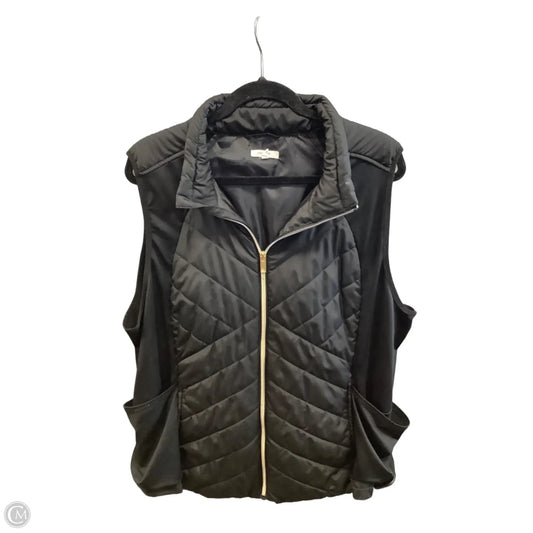 Vest Puffer & Quilted By Maurices In Black, Size: 2x