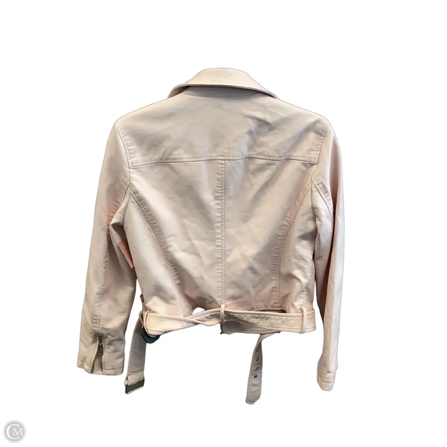 Jacket Moto By Levis In Pink, Size: M