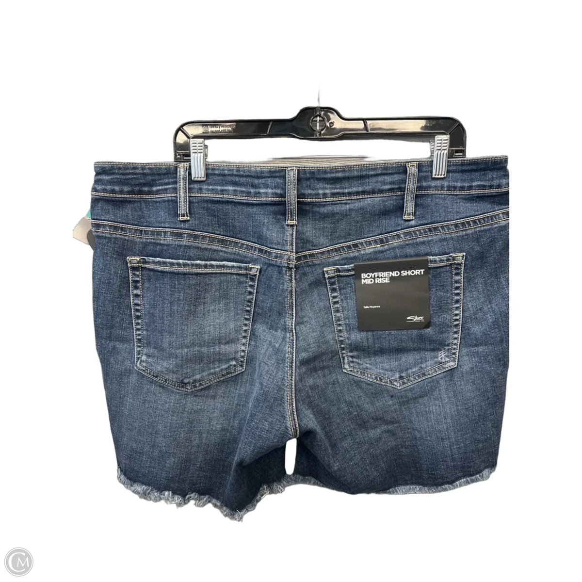 Shorts By Silver In Blue Denim, Size: 18