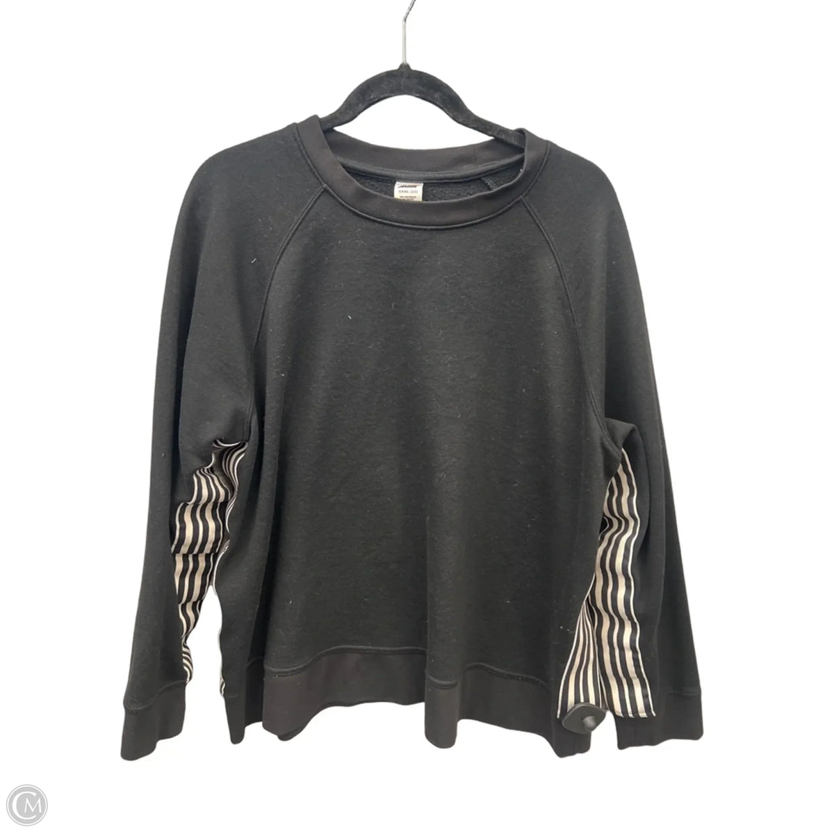 Sweatshirt Crewneck By Avia In Black, Size: 3x