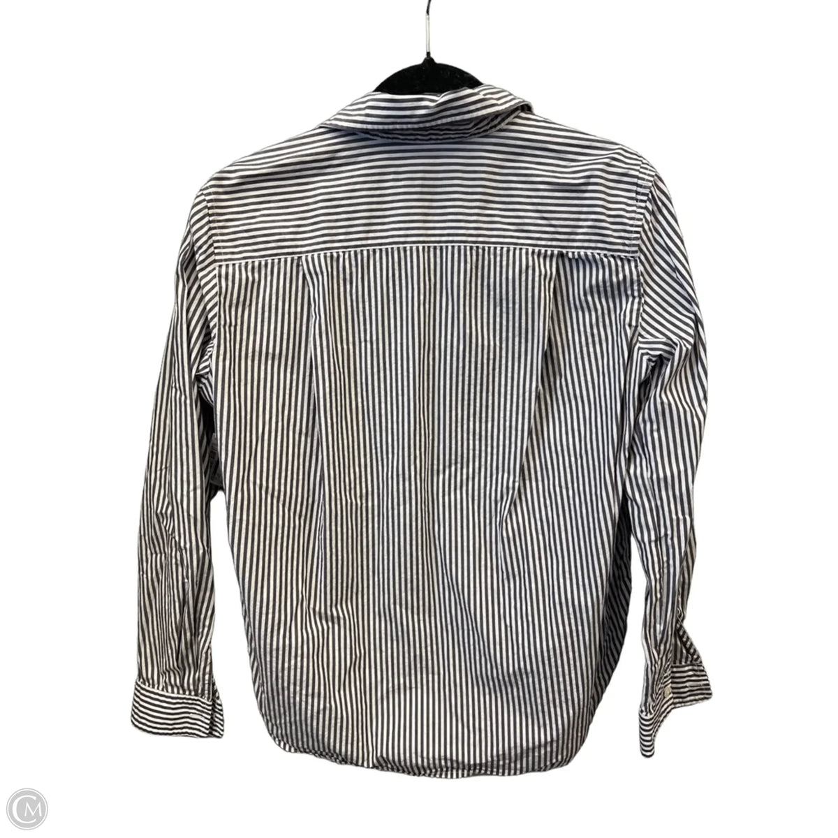 Top Long Sleeve By Loft In Striped Pattern, Size: S