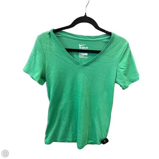 Top Short Sleeve Basic By Nike Apparel In Green, Size: S