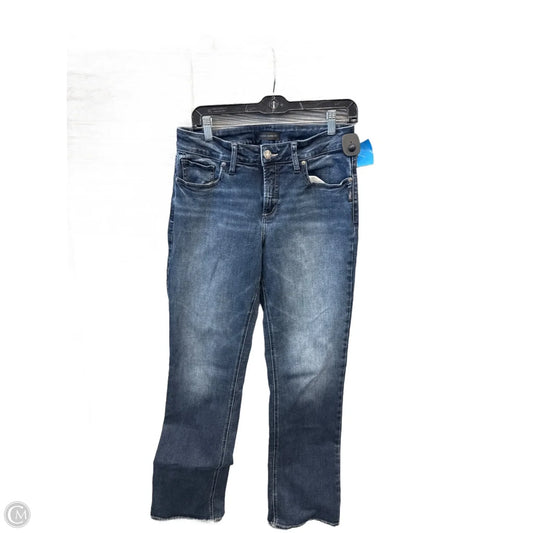 Jeans Boot Cut By Silver In Blue Denim, Size: 12