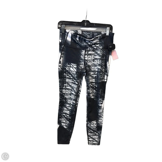 Athletic Leggings By Gapfit In Black & White, Size: S