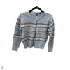 Sweater Cardigan By Gap In Blue, Size: S