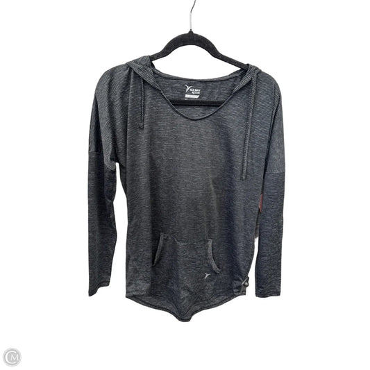 Athletic Top Long Sleeve Hoodie By Old Navy In Grey, Size: Sp
