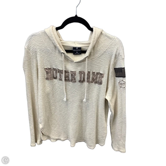 Sweatshirt Hoodie By Colosseum In Cream, Size: Xl