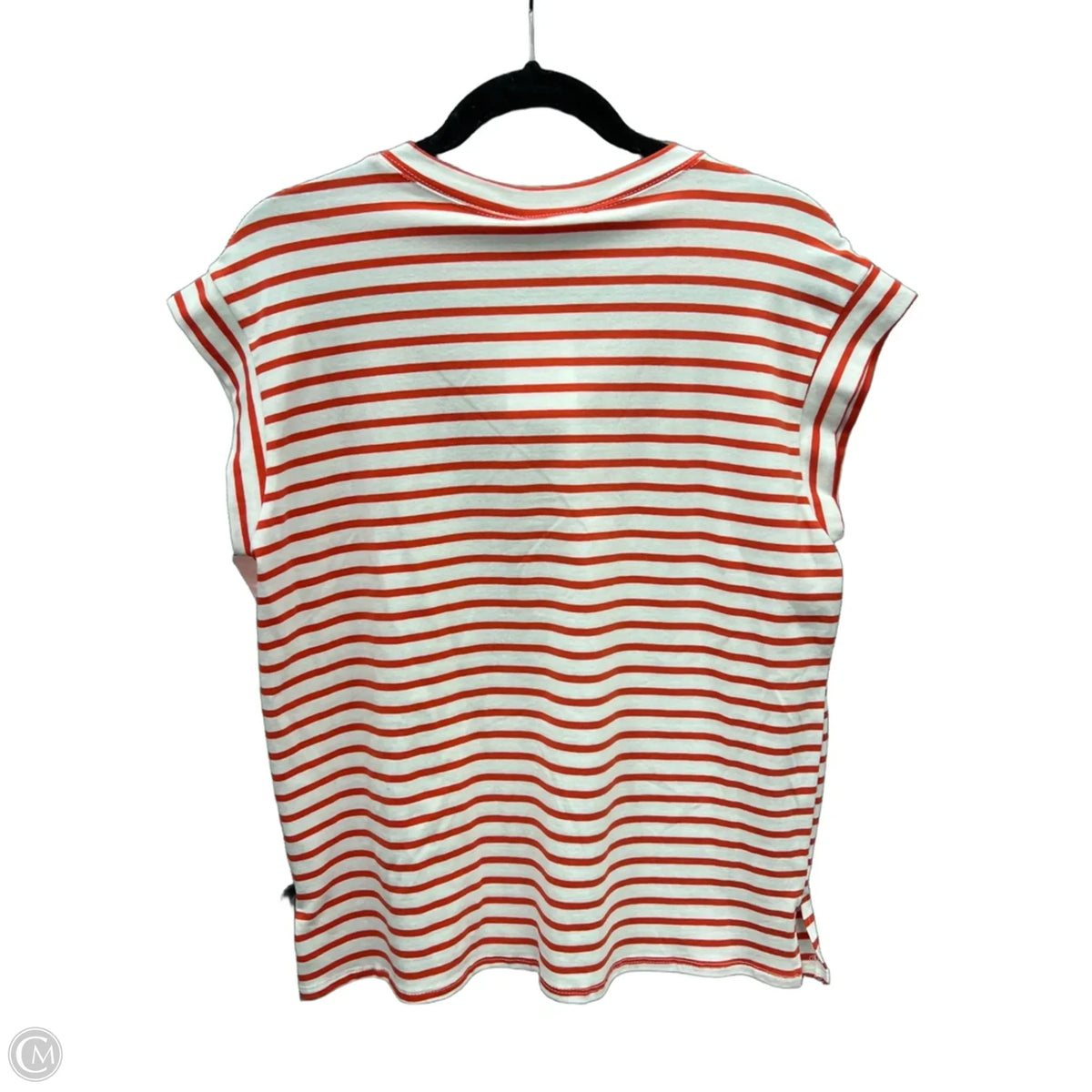Top Short Sleeve By Les Amis In Striped Pattern, Size: S