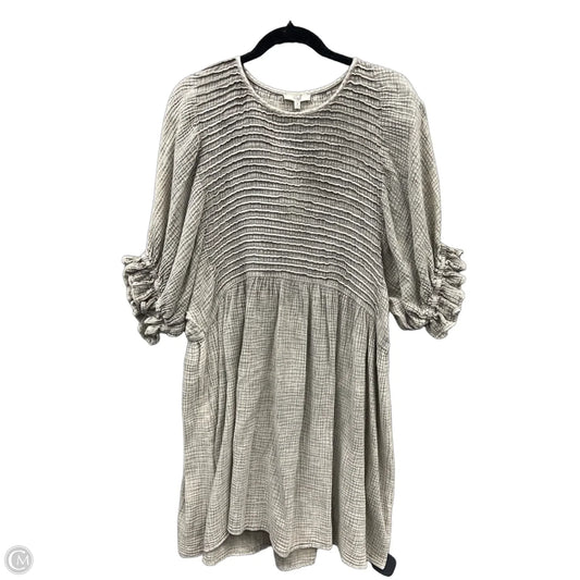 Dress Casual Midi By Easel In Taupe, Size: S