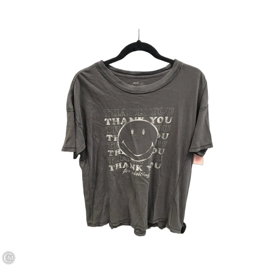 Top Short Sleeve By Aerie In Grey, Size: Xs