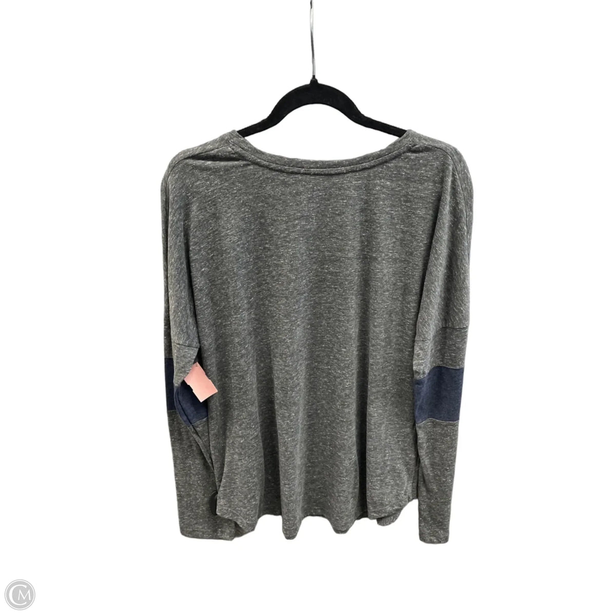 Top Long Sleeve By Cmc In Grey, Size: Xl