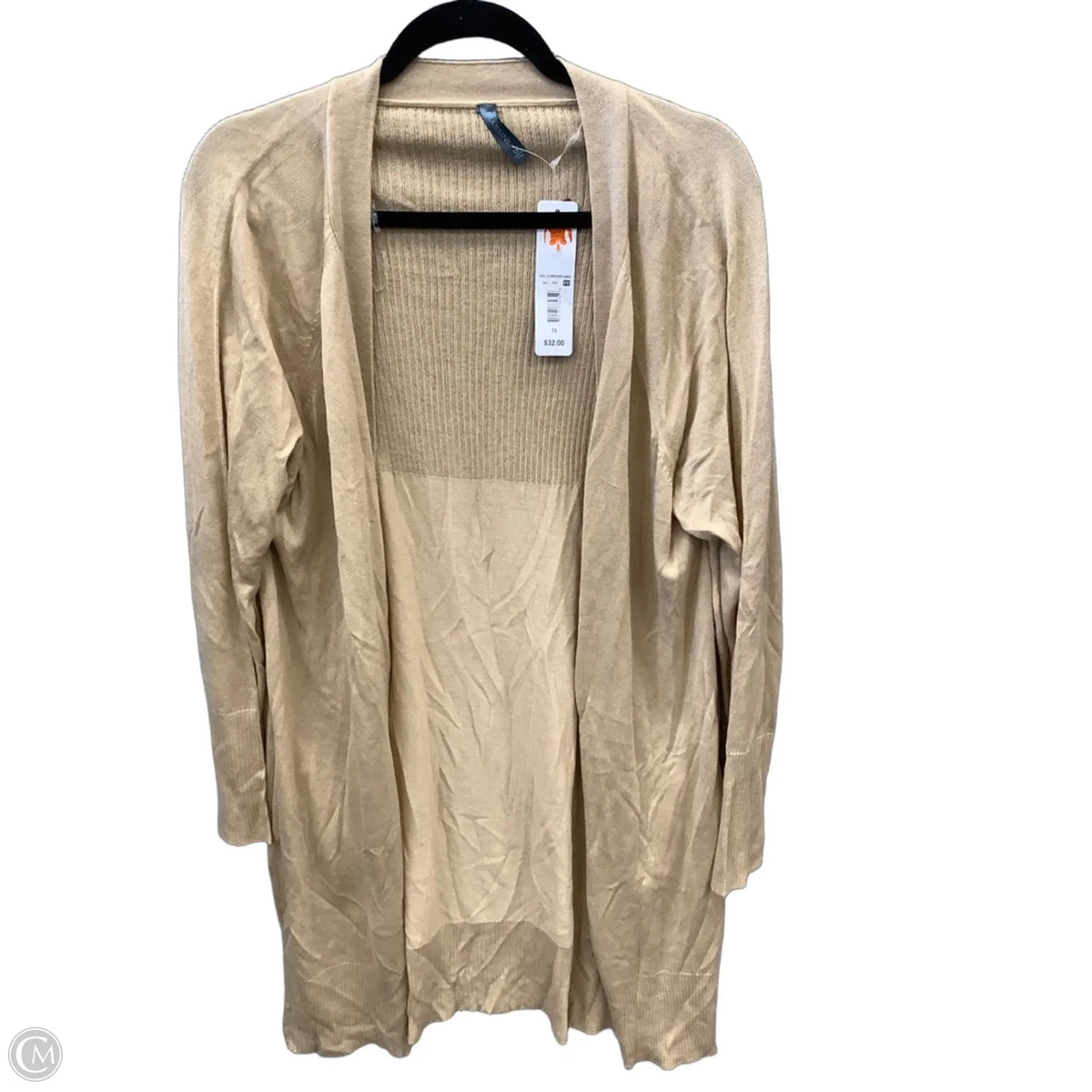 Cardigan By Massini In Tan, Size: 1x