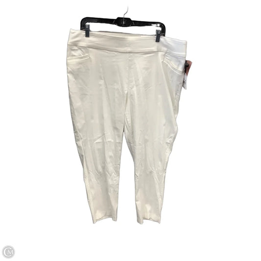 Pants Dress By Ophelia Roe In White, Size: 20
