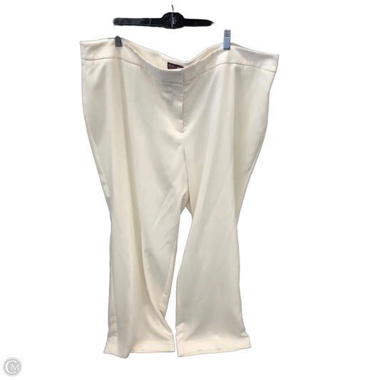 Pants Dress By Roz And Ali In White, Size: 22