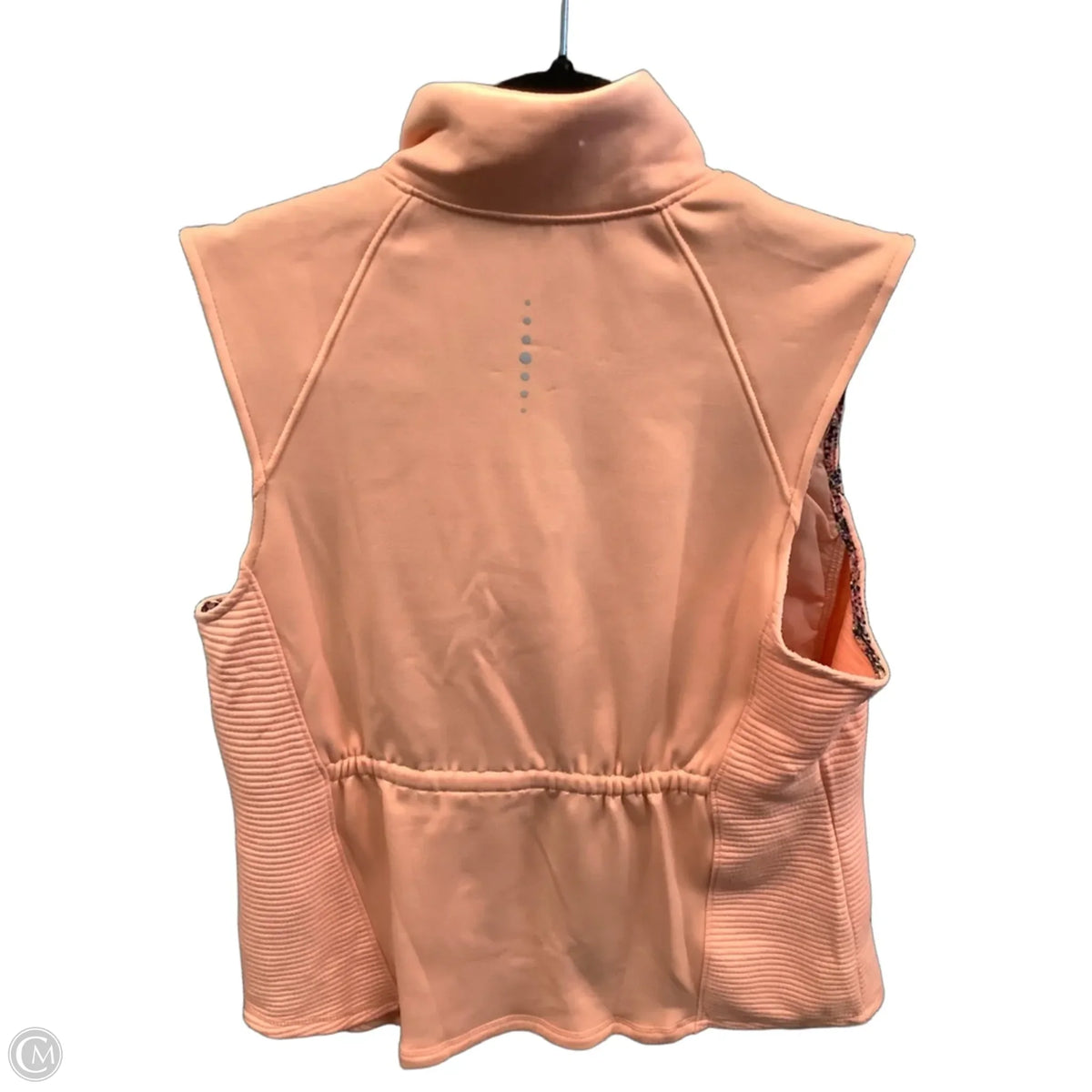 Vest Puffer & Quilted By Tek Gear In Orange, Size: M