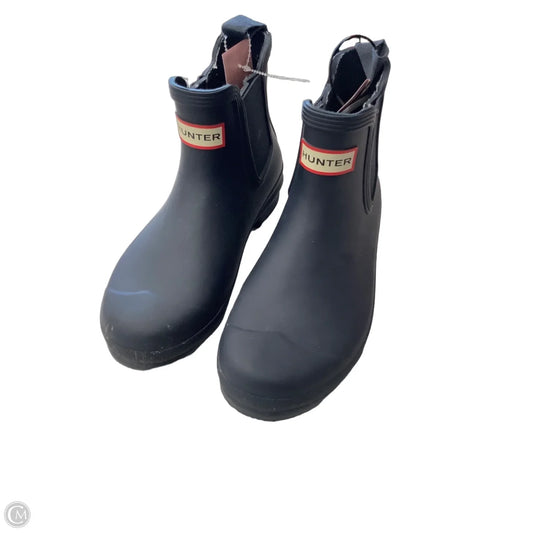 Boots Designer By Hunter In Navy, Size: 7