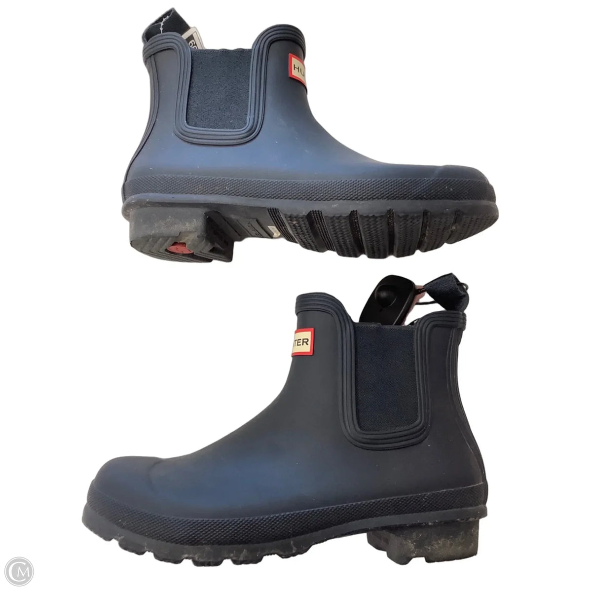 Boots Designer By Hunter In Navy, Size: 7