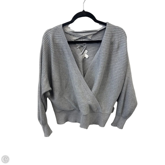Top Long Sleeve By Derek Heart In Grey, Size: L