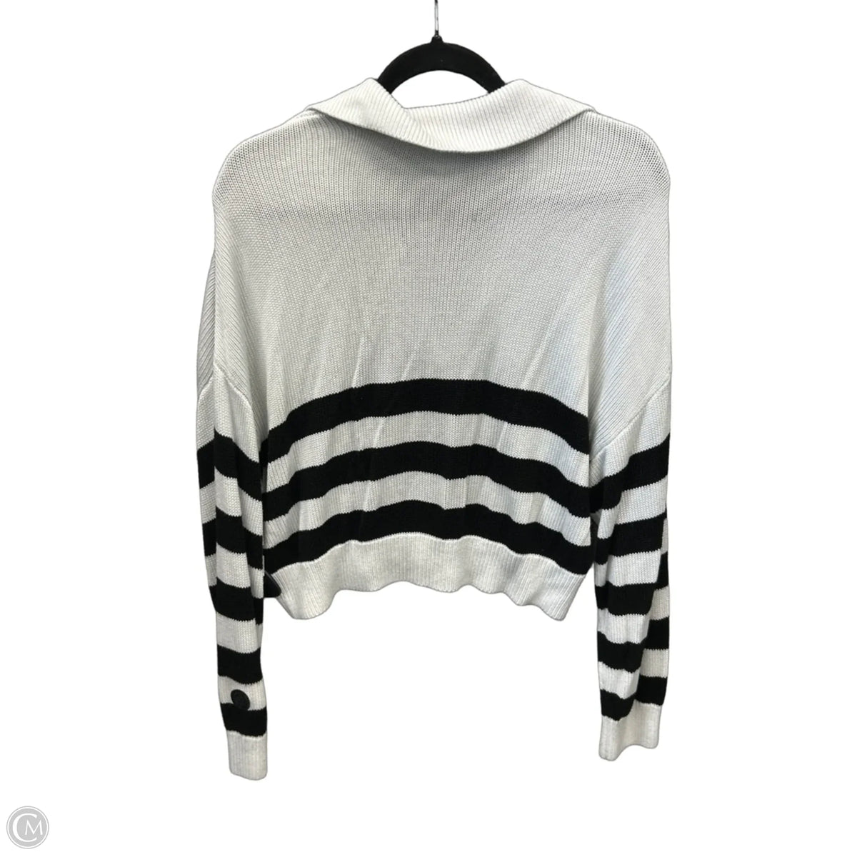Sweater By Pink In Striped Pattern, Size: L