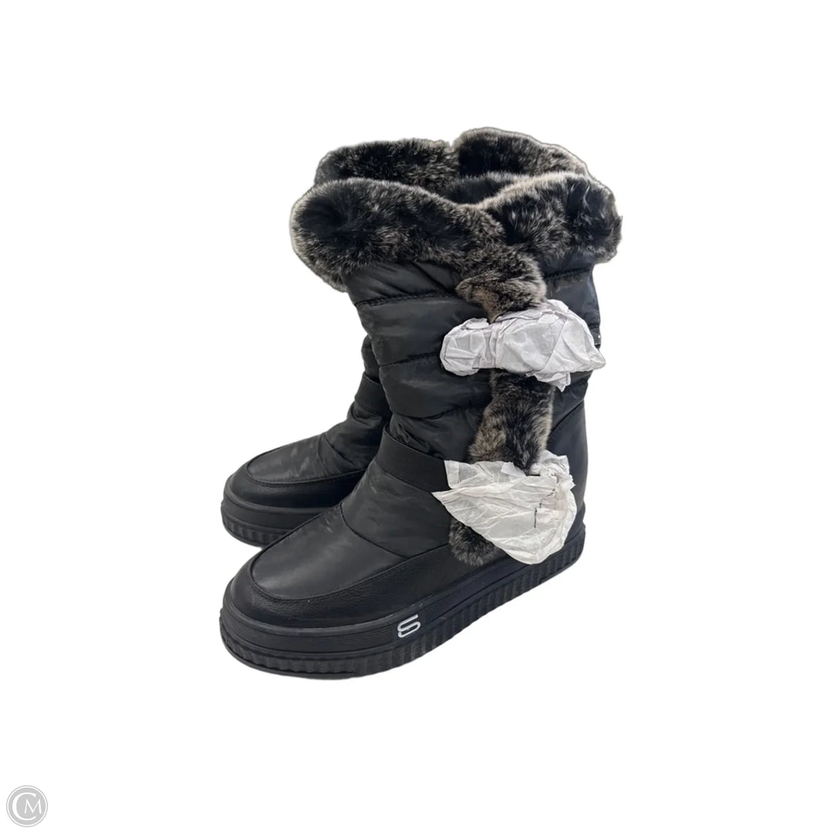 Boots Snow By Clothes Mentor In Black, Size: 7