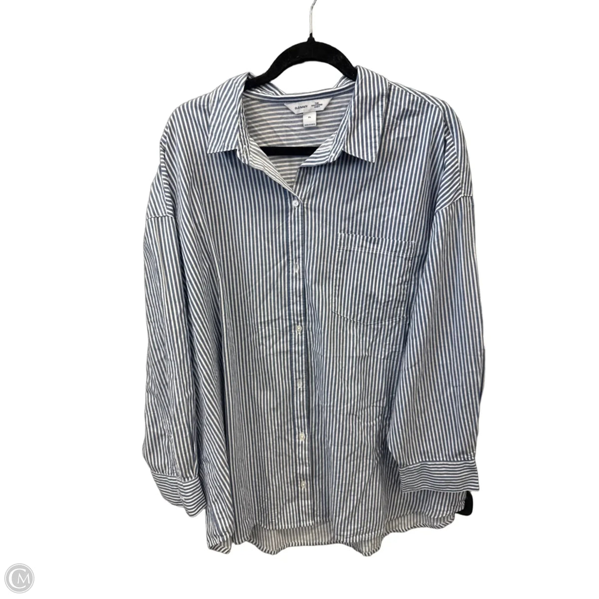Top Long Sleeve By Old Navy In Striped Pattern, Size: Xl