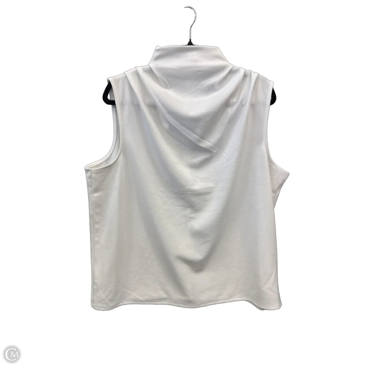 Blouse Sleeveless By Express In White, Size: Xl