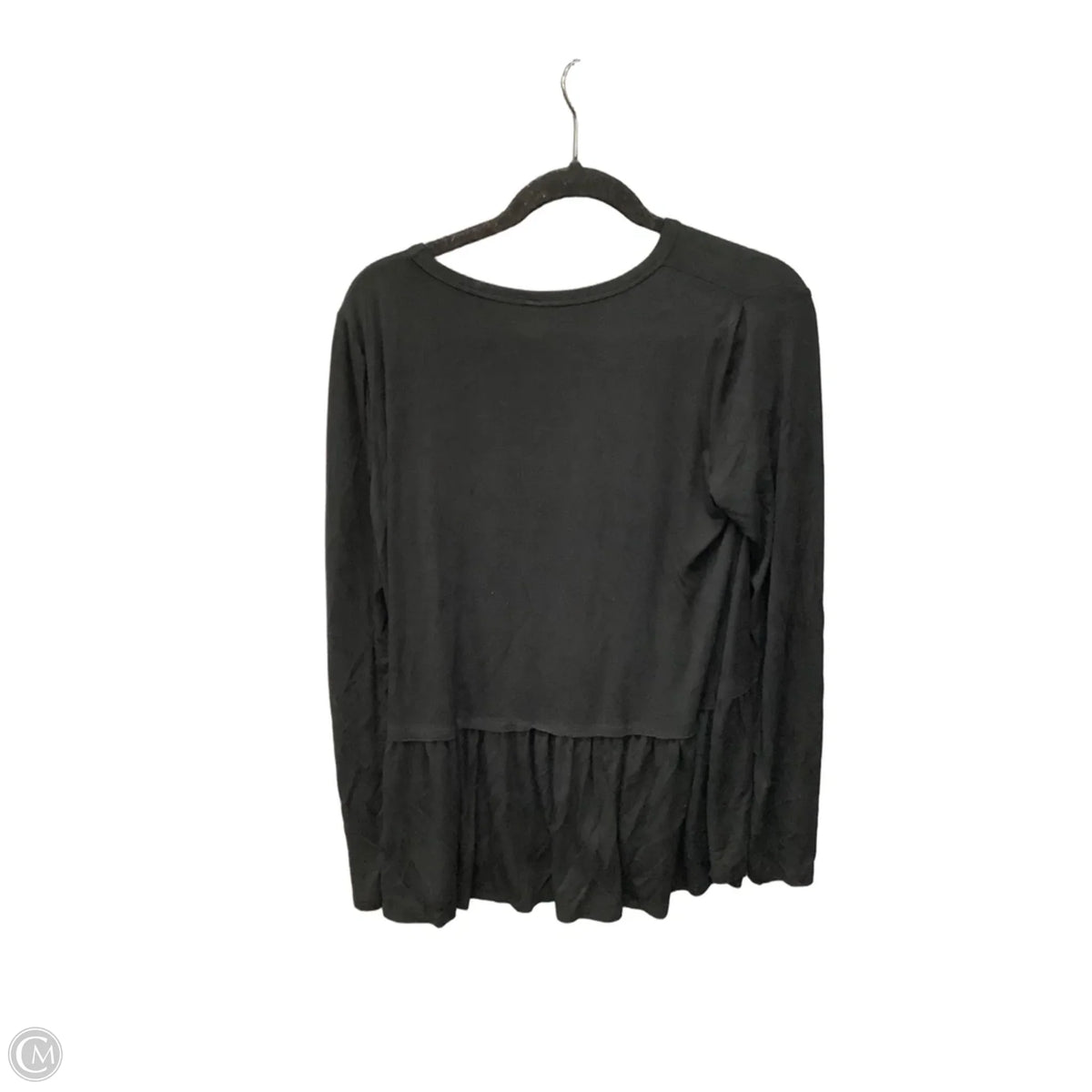 Top Long Sleeve By Mts In Black, Size: M