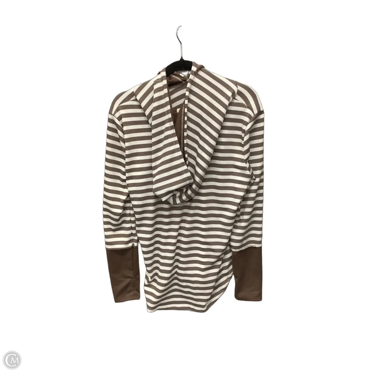 Top Long Sleeve By Bibi In Brown, Size: M