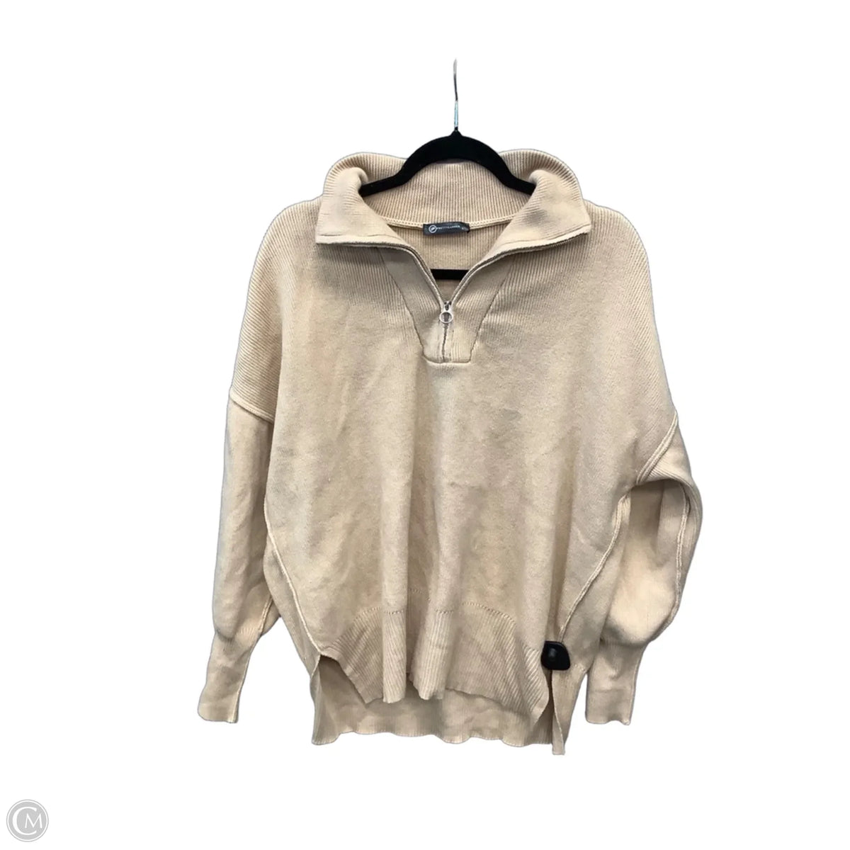 Sweatshirt Collar By Prettygarden In Tan, Size: L