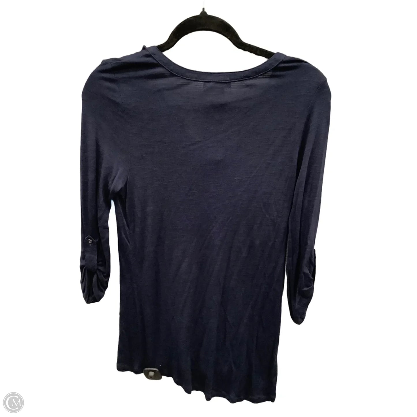 Top Long Sleeve By Verve Ami In Blue, Size: S