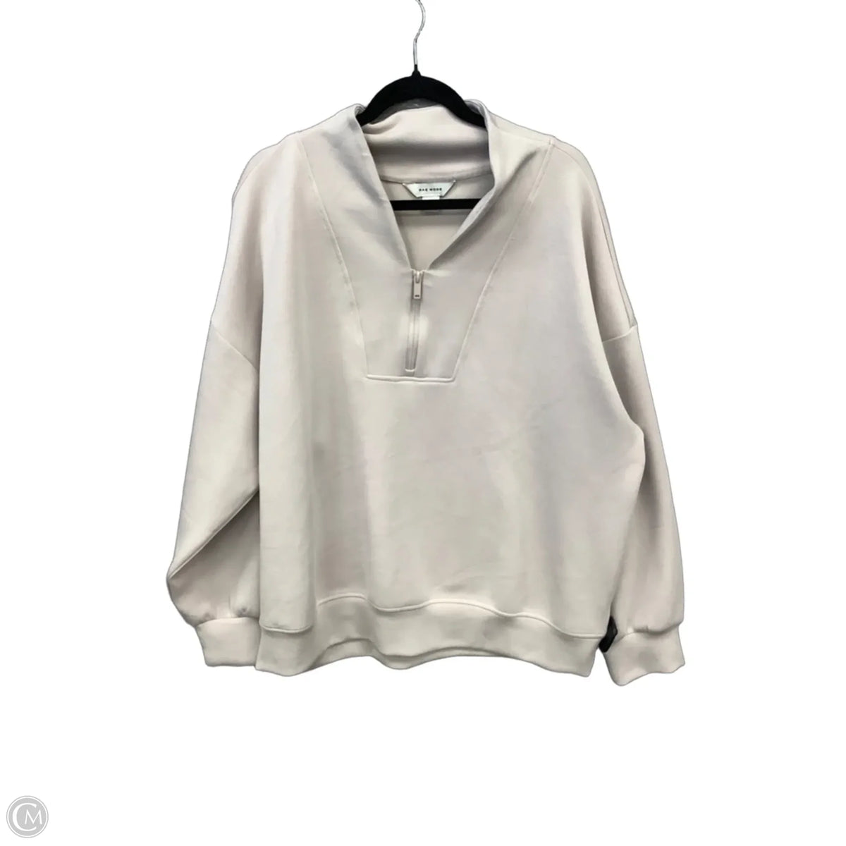 Sweatshirt Collar By Rae Mode In Tan, Size: 3x