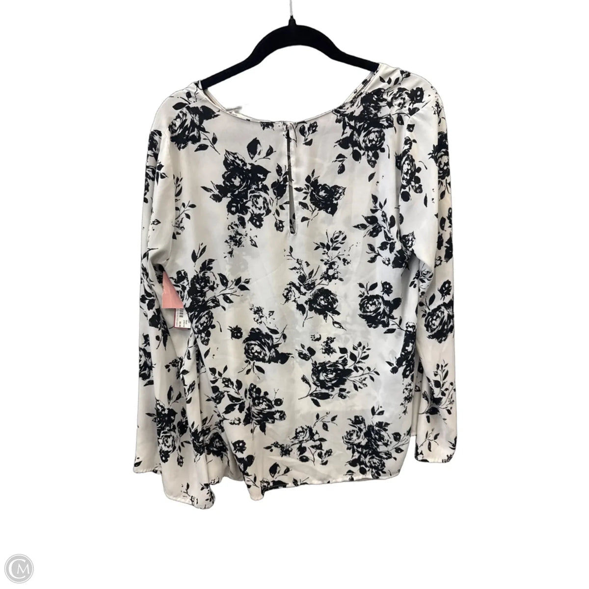Blouse Long Sleeve By Lush In White, Size: M