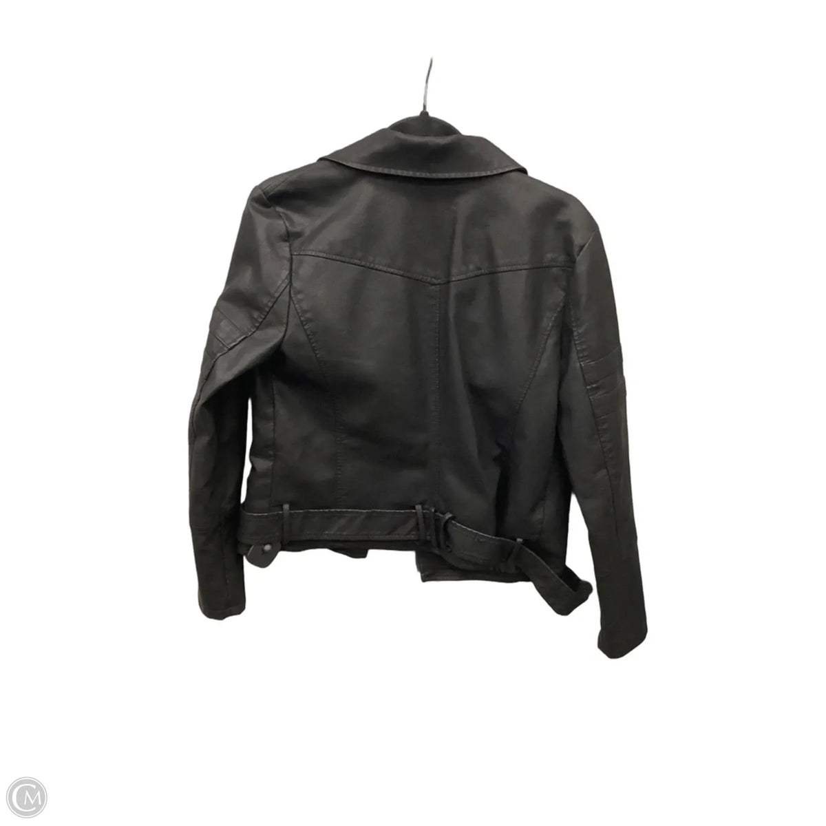Jacket Moto By Baccini In Black, Size: M