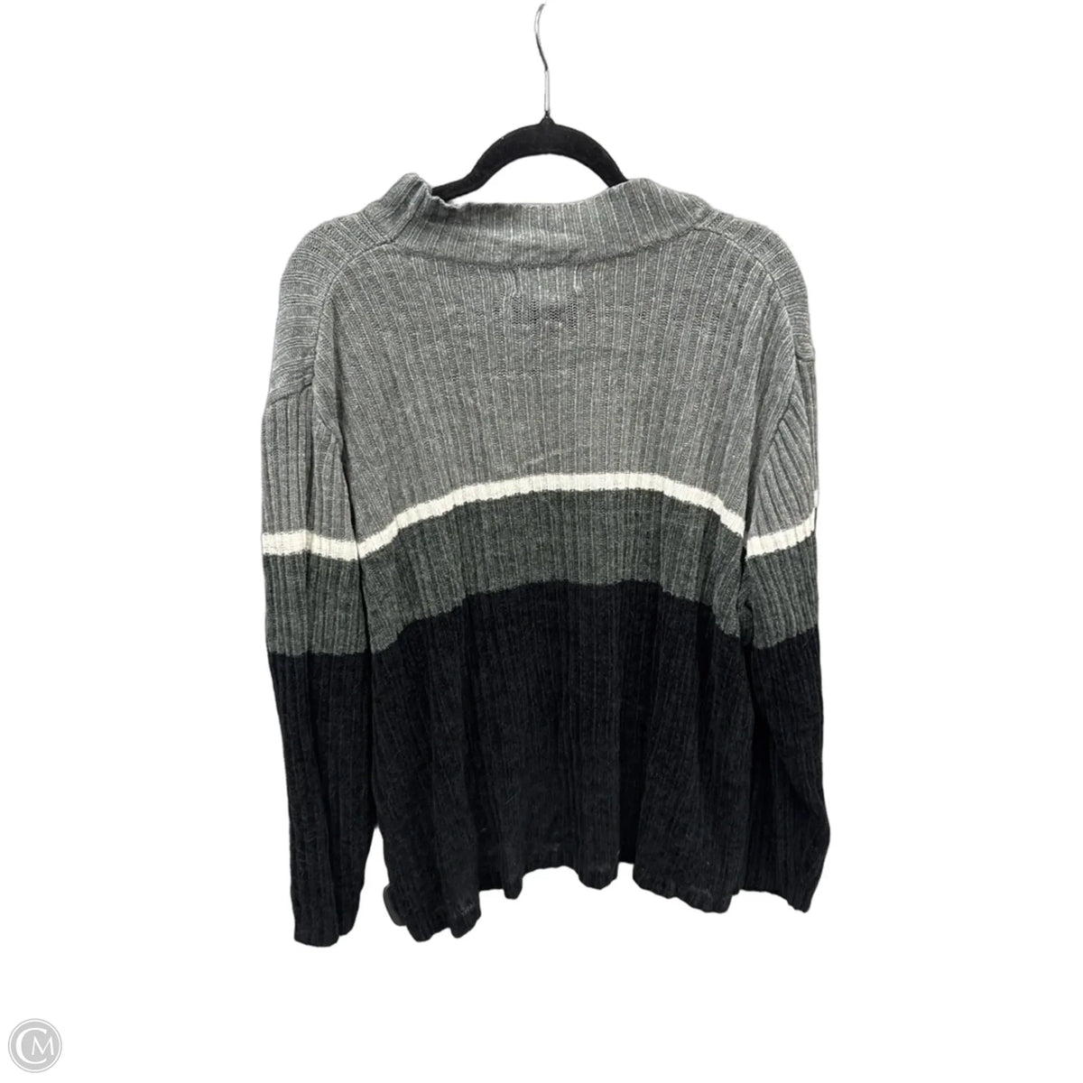 Top Long Sleeve By Sonoma In Striped Pattern, Size: 1x