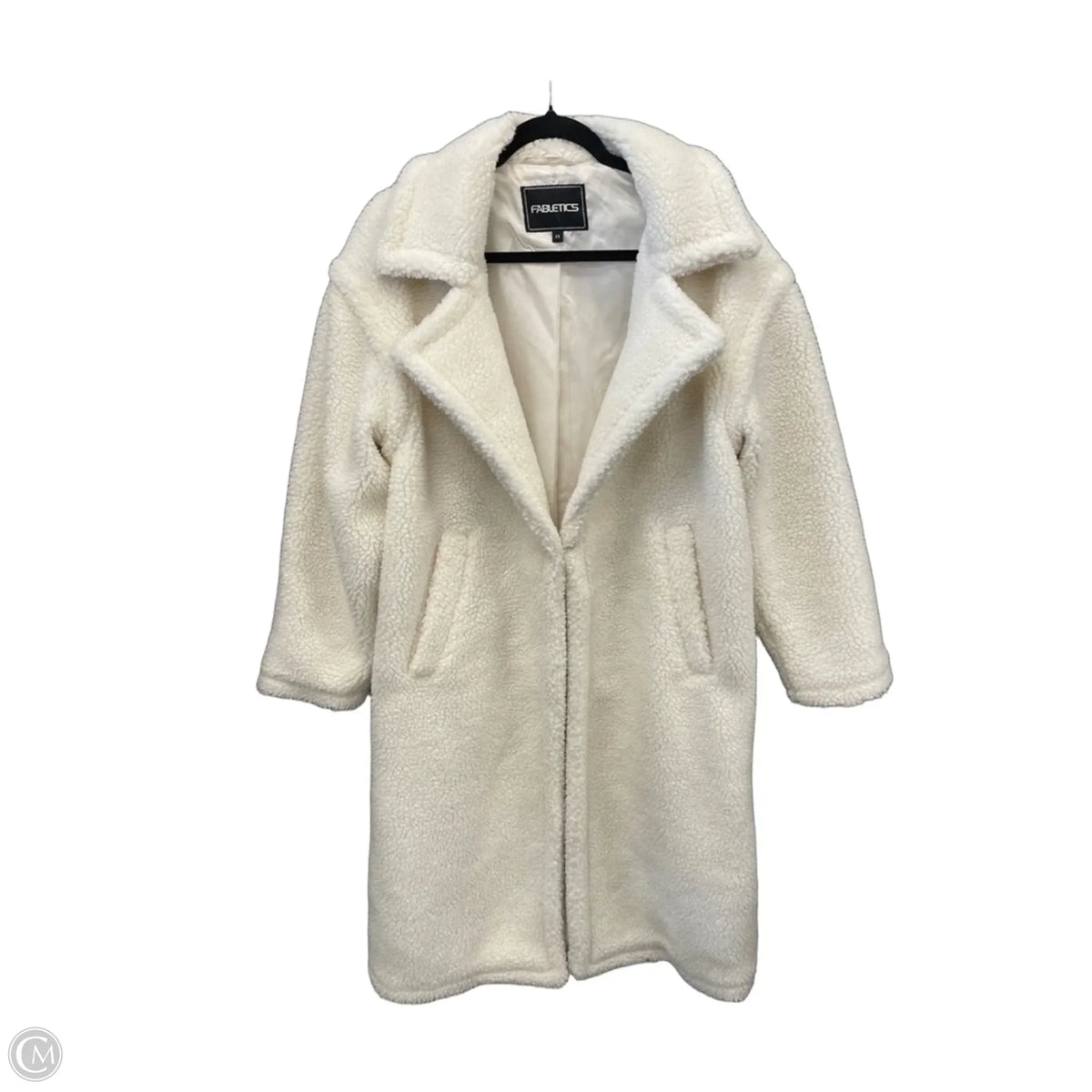 Coat Trench Coat By Fabletics In White, Size: Xs