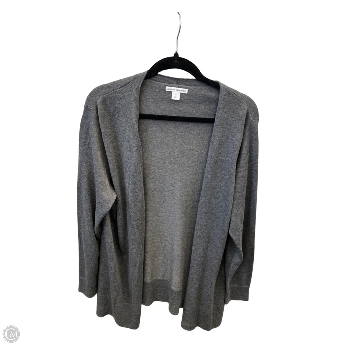 Cardigan By Amazon Essentials In Grey, Size: Xl