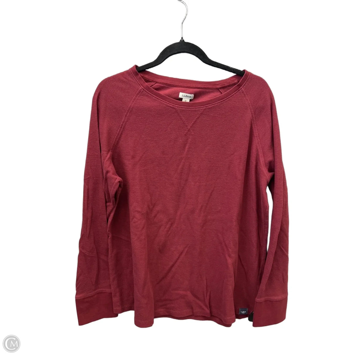 Top Long Sleeve Basic By L.l. Bean In Red, Size: Xl