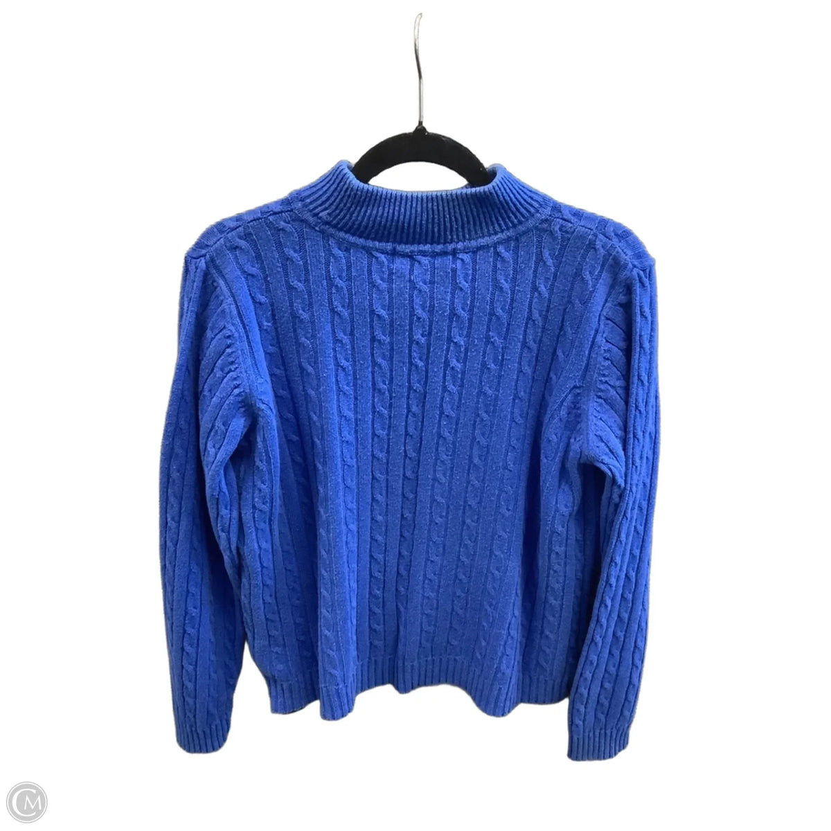 Sweater By Evan-picone In Blue, Size: L